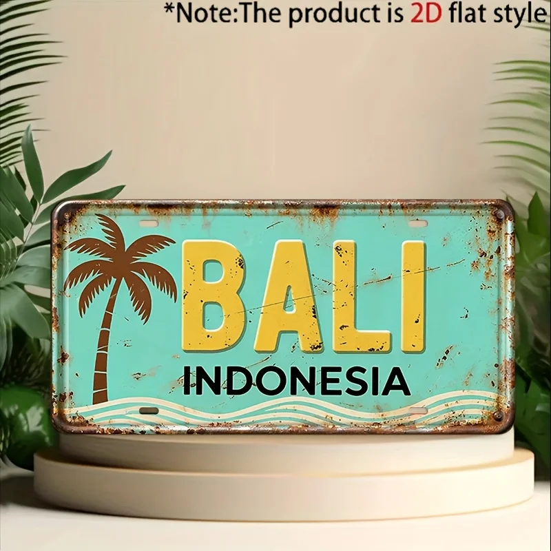 Home Decor Bali - 2D-Flach, 1 Stück Vintage 