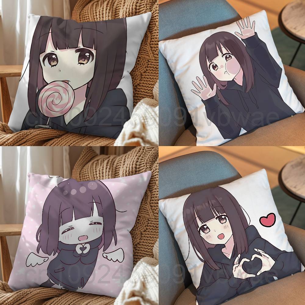 Home Decor Emoji - Emoji Menhera Sauce Nanase Kurumi Kissenbezug,