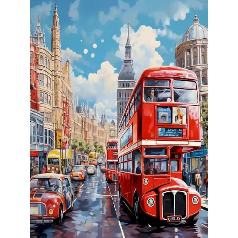 Home Decor London - GATYZTORY London Street Scene Malen nach