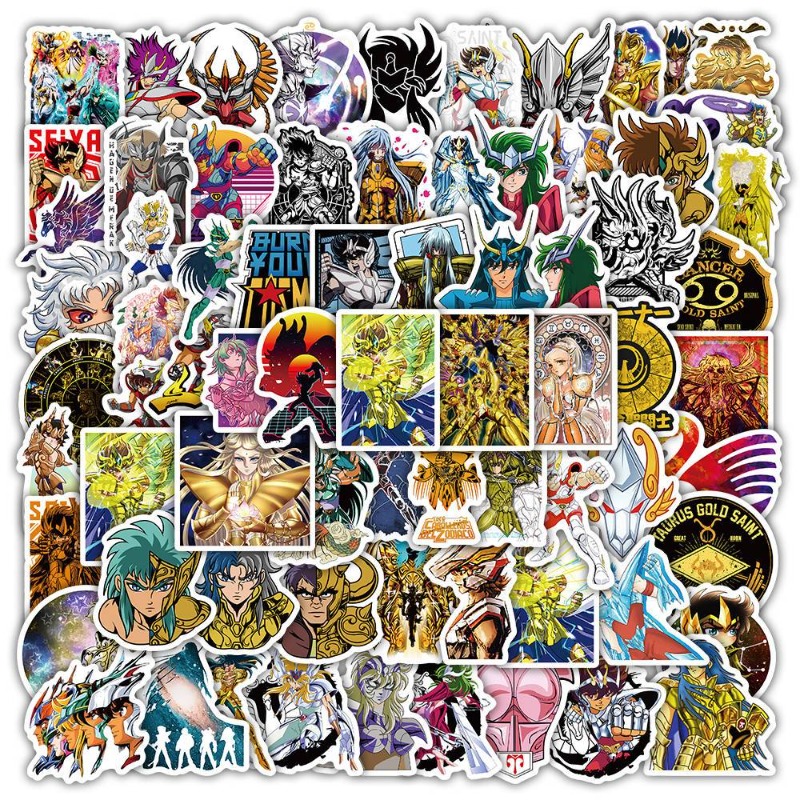 Home Decor Tv - 101 Stück Saint Seiya Anime-Aufkleber Cartoon-Charaktere