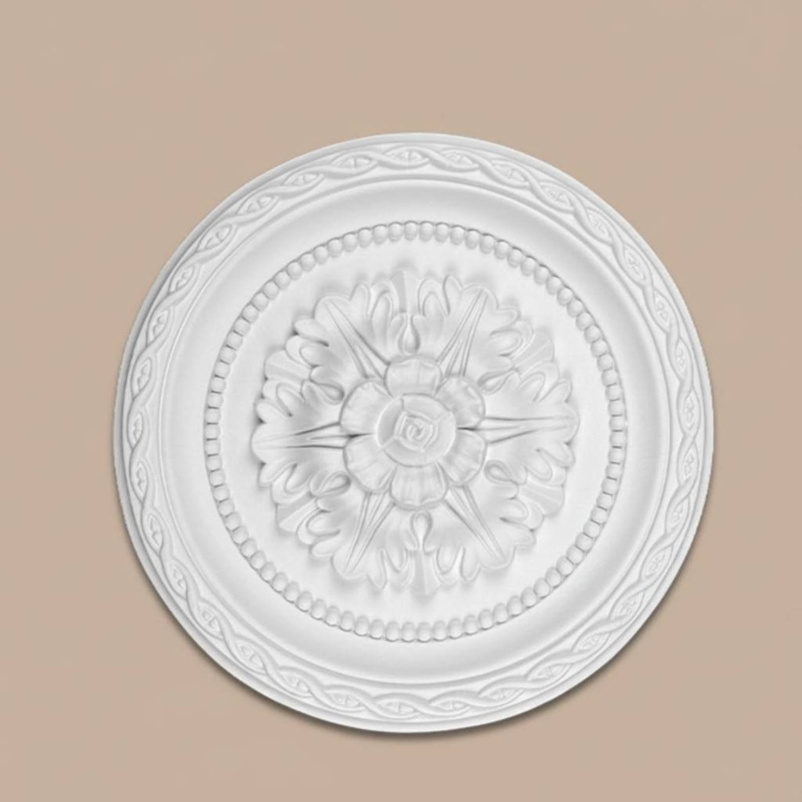 Home Decor Room - Deckenrosette im europäischen Design, runde Deckenrosette,