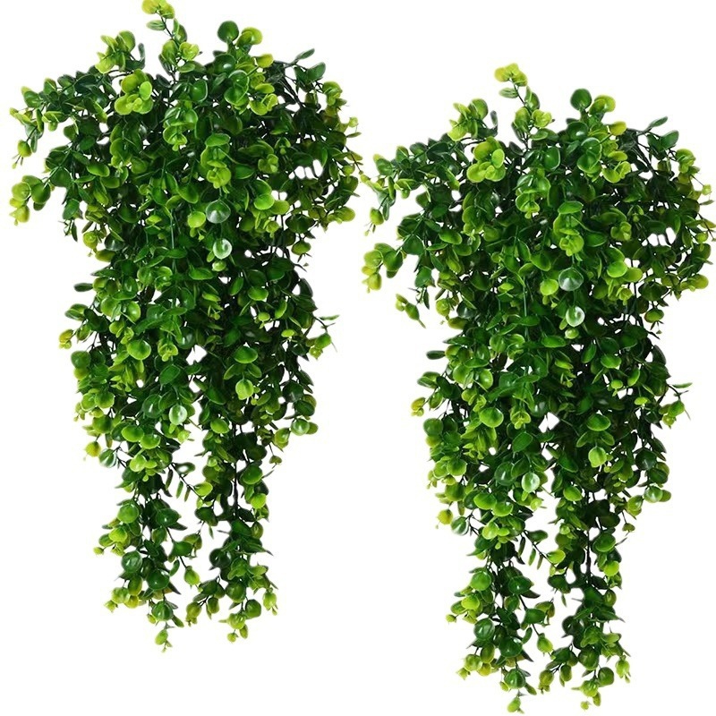 Rattan Plant Basket - 1Pcs Künstliche 5 Gabeln Rattan Eukalyptus
