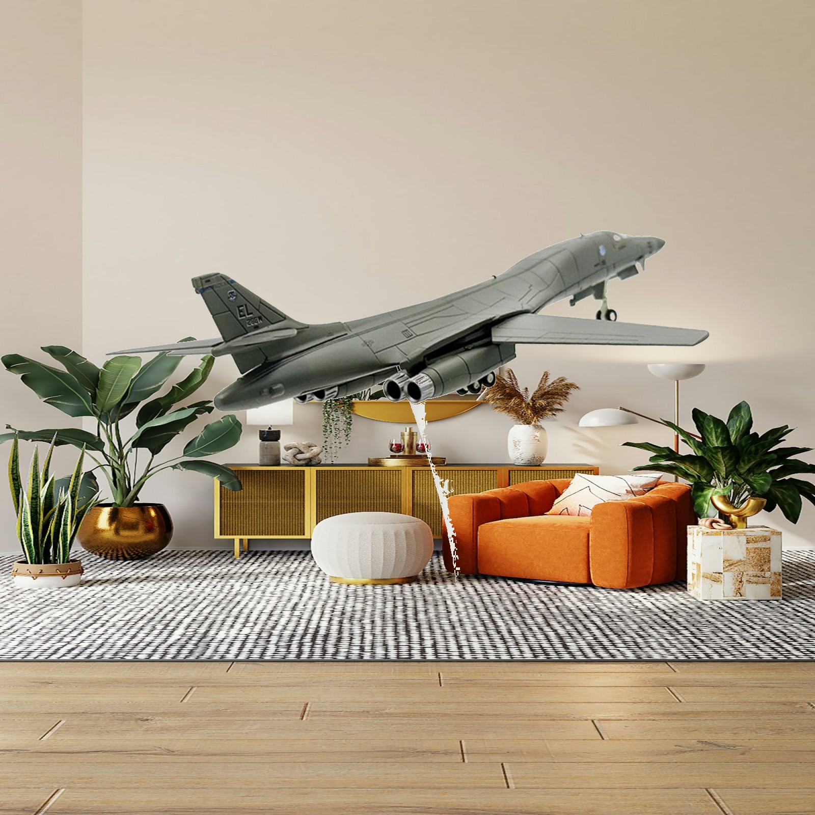Home Decor Usa - 1/200 USA B-1B Bomber Geschenke für