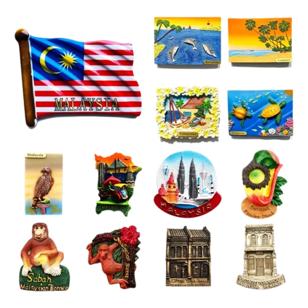 Home Decor Malaysia - Malaysia 3D Kühlschrankmagnete, Kuala Lumpur Petronas