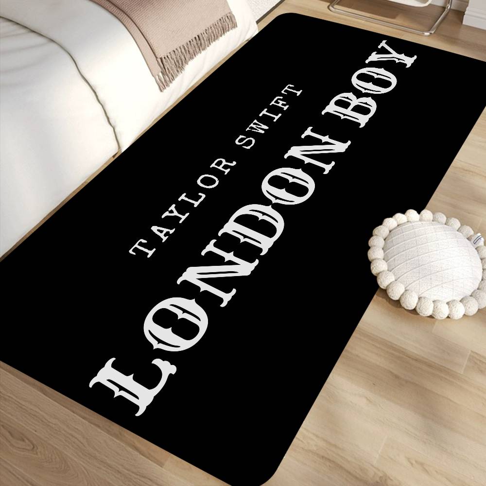 Home Decor London - Klassische B-Boy L-London Logo-Bodenmatte, rechteckig, rutschfest,