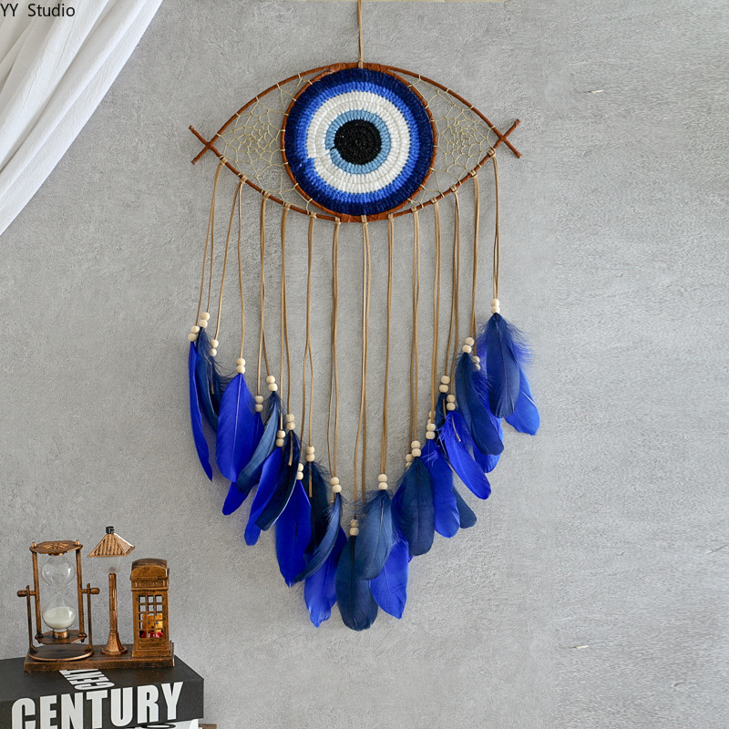 Home Decor Room - Kreative handgefertigte Teufelsaugen-Wandbehänge, Heimdekoration, Wohnzimmer-Wandbehänge, Kunsthandwerk,