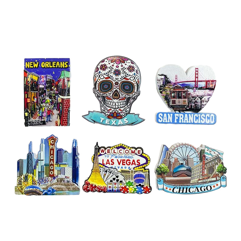 Home Decor Usa - USA Kühlschrankmagnete Ornament Souvenir Amerika UV-Druck