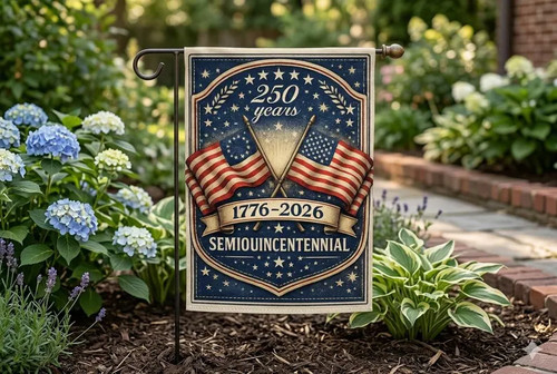 Home Decor Usa - Years America Gartenflagge, Outdoor-Dekoration, patriotisches USA-Schild