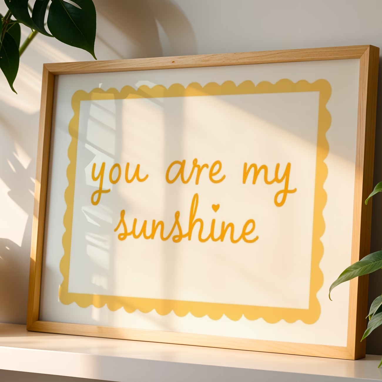 Home Decor Quotes - Moderne Wandkunst mit dem Zitat „You