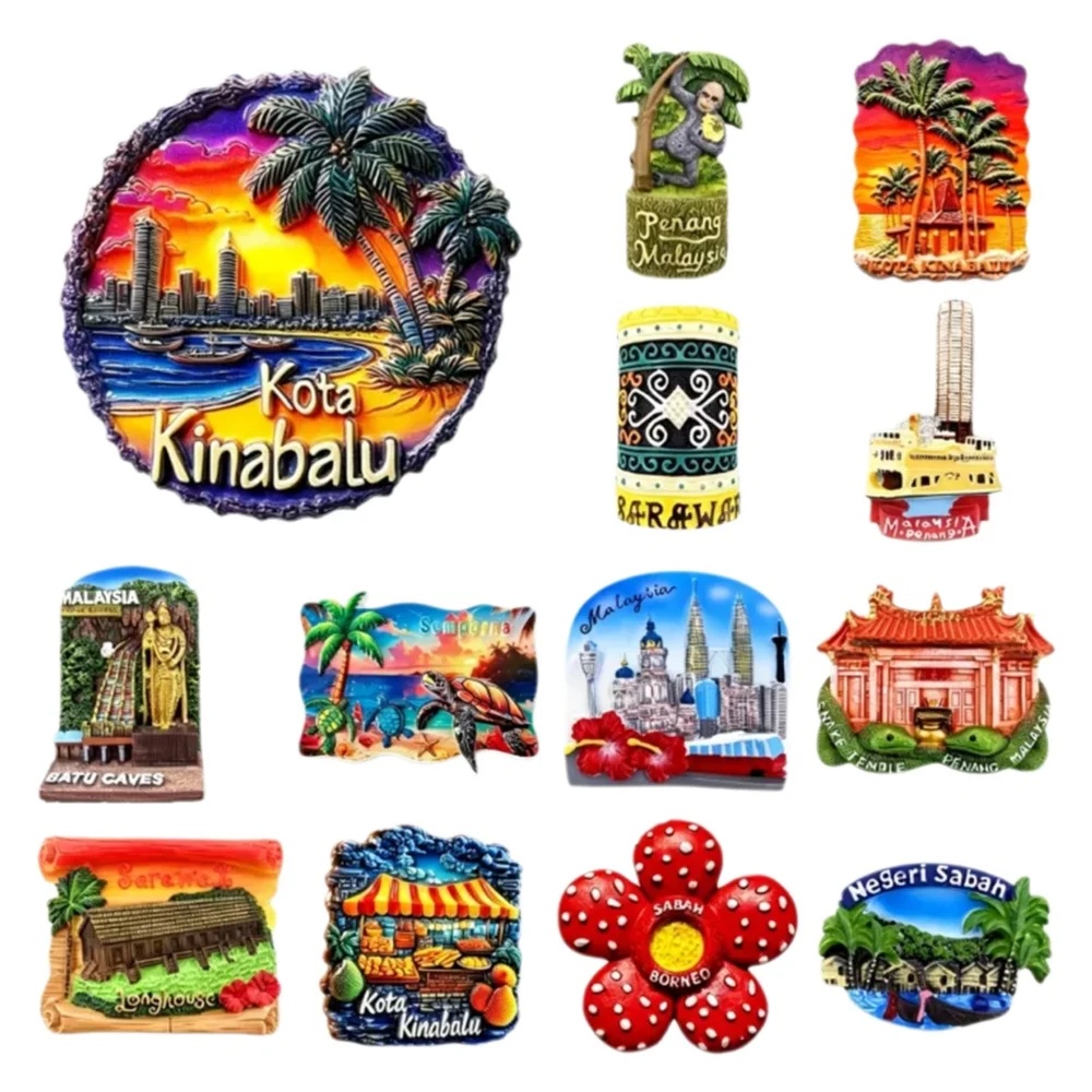 Home Decor Malaysia - Malaysia 3D Kühlschrankmagnete, Kuala Lumpur Penang