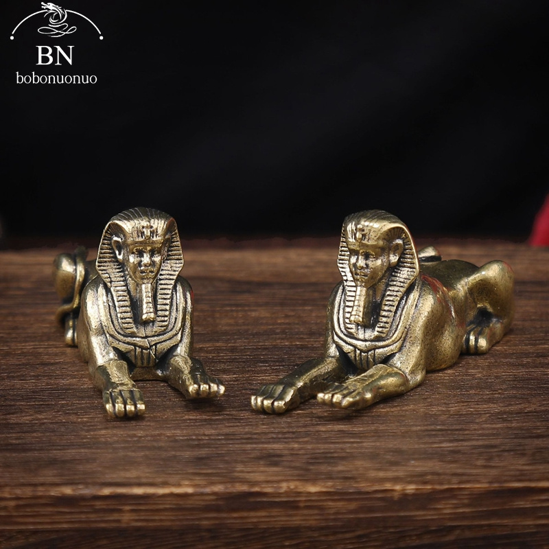 Retro-Kupfer-Sphinx-Statue aus – Home Decor Egypt Bewertung und Preis