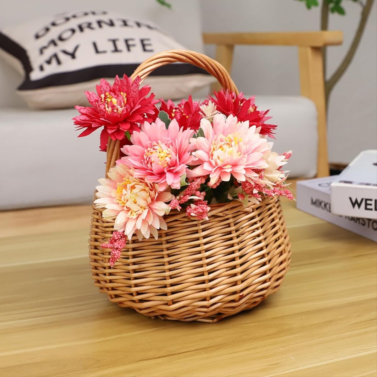 Weidenkorb mit Griff, Weidenko – Home Decor Garden Bewertung und Preis