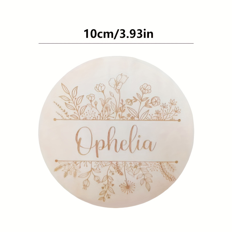 Personalisierte Blumen-Gravur  – Home Decor Com Bewertung und Preis