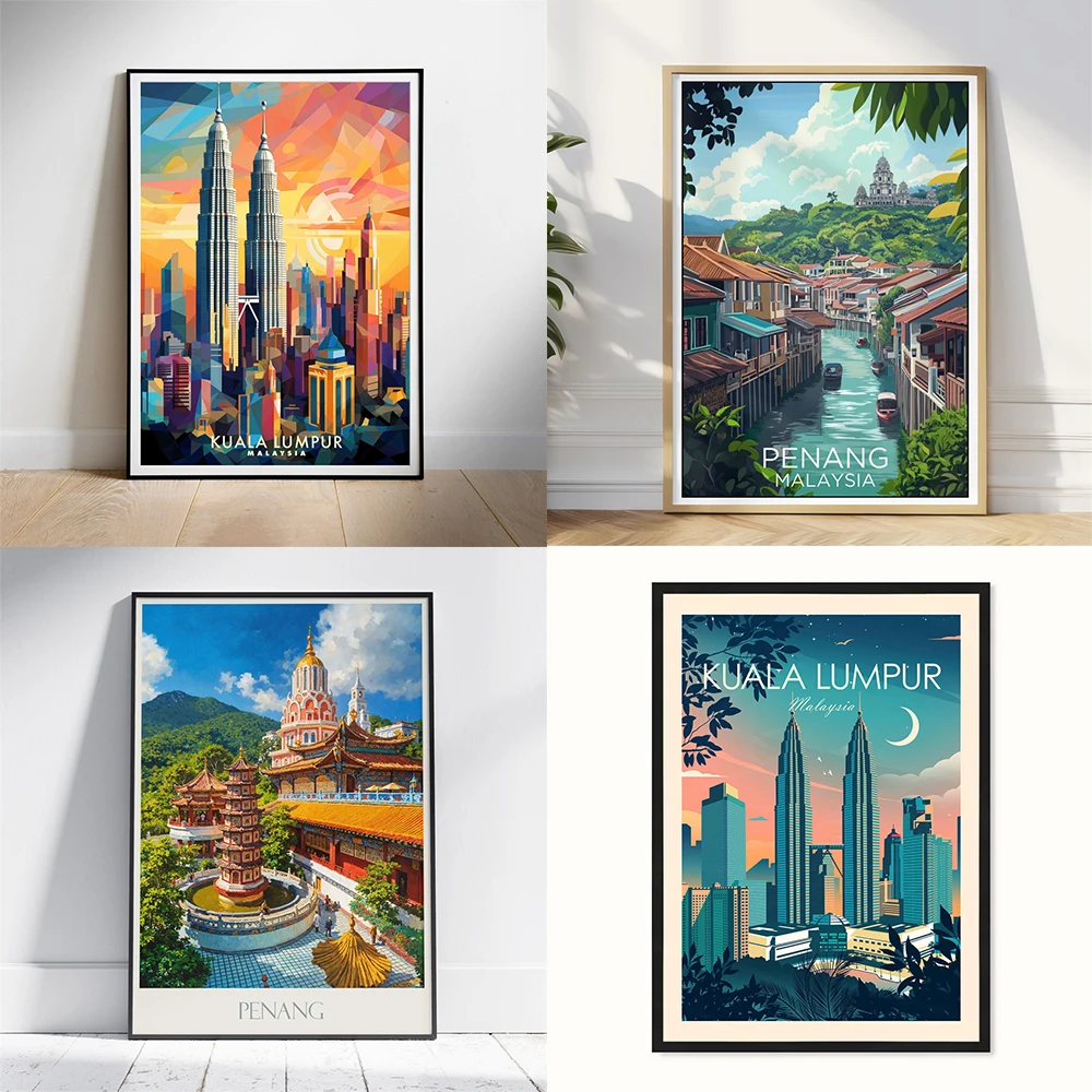 Penang Malaysia Reiseplakat Vi – Home Decor Malaysia Bewertung und Preis