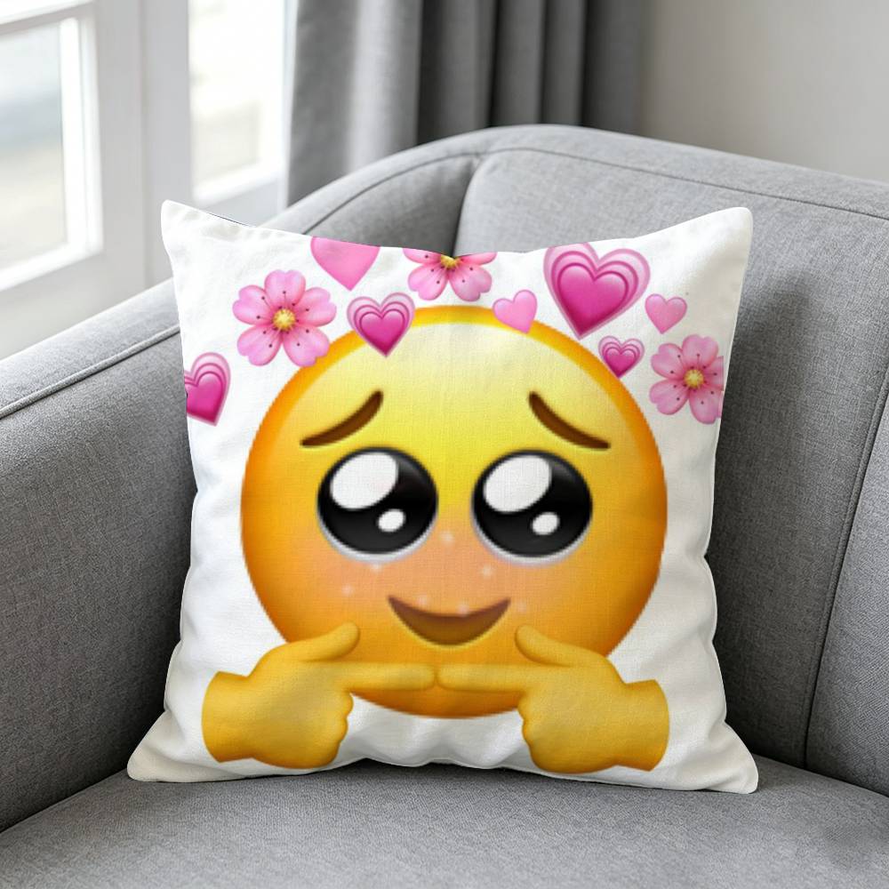 Spring-g Emojis-S Kissenbezug, – Home Decor Emoji Bewertung und Preis