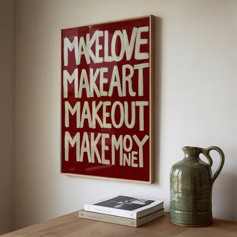 Moderner, selbstgemachter Retr – Home Decor Quotes Bewertung und Preis