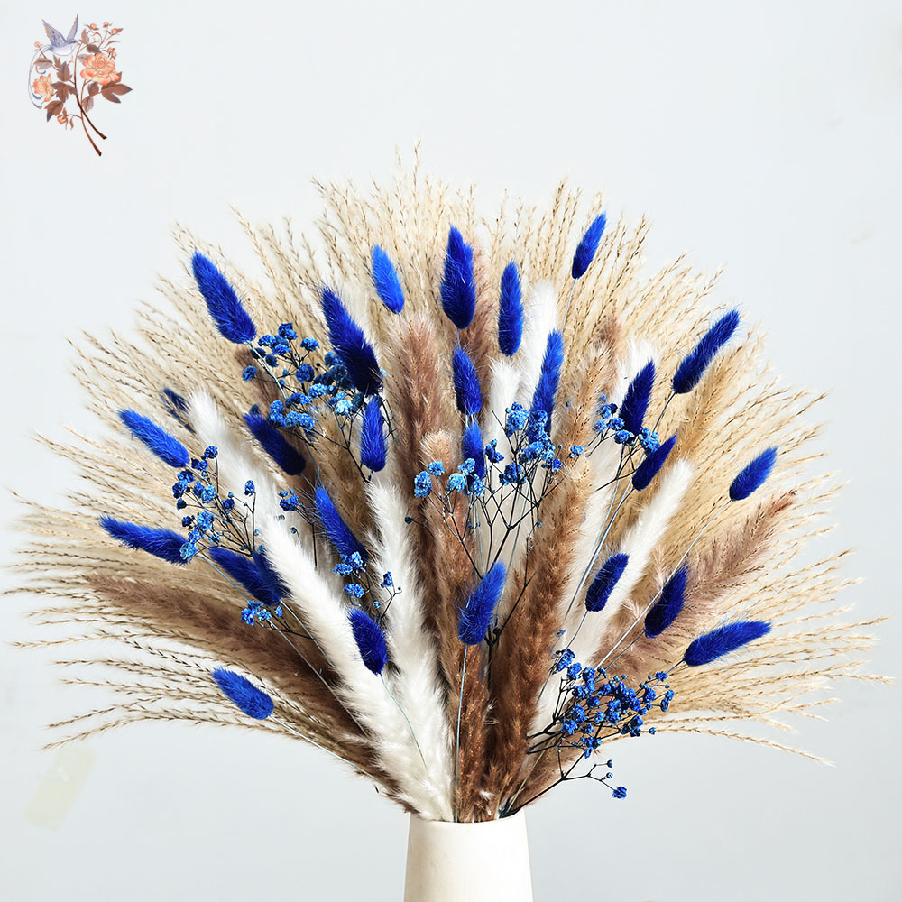 Blauer, flauschiger Kaninchens – Pampas Grass Decor Bewertung und Preis
