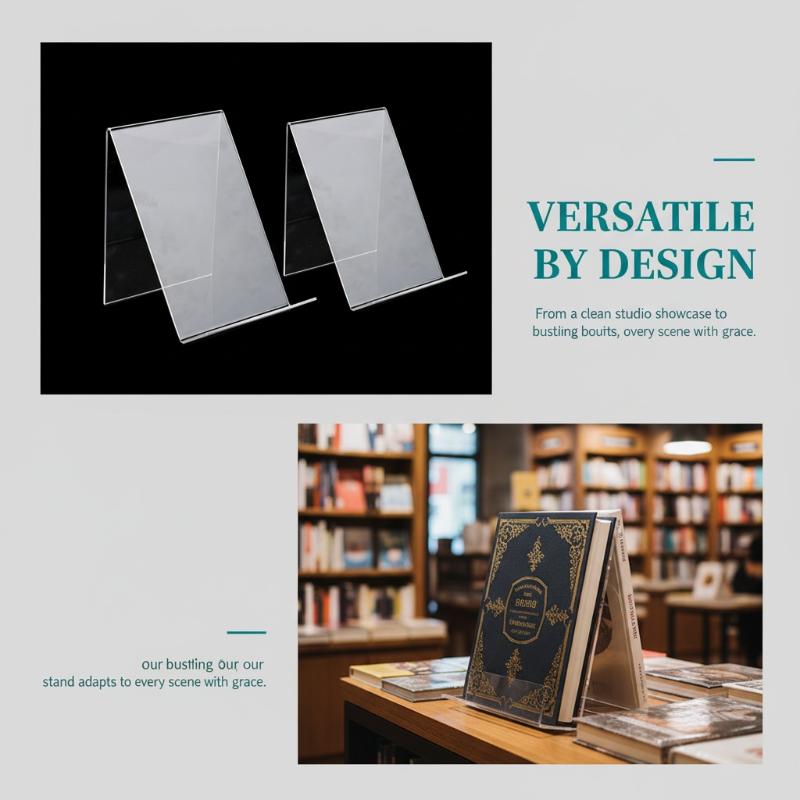 1 Stück Acryl-Buchpräsentation – Home Decor Brochure Bewertung und Preis