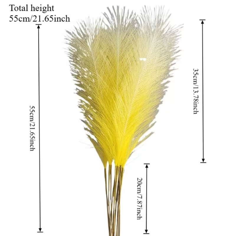10 Stück künstliches farbiges  – Pampas Grass Decor Bewertung und Preis