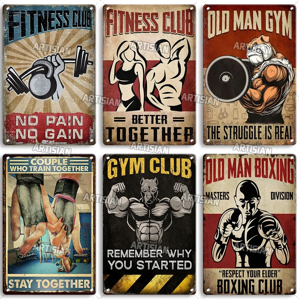 Old Man Gym Club Inspirierende – Home Decor Quotes Bewertung und Preis