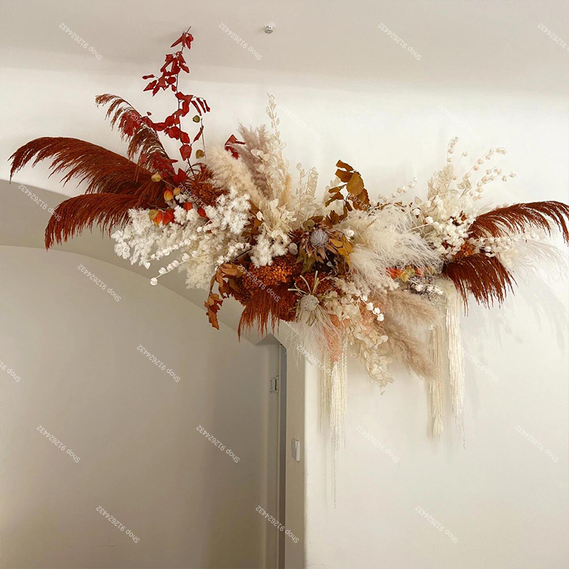 Pampasgras Künstliche Rose Blu – Pampas Grass Decor Bewertung und Preis