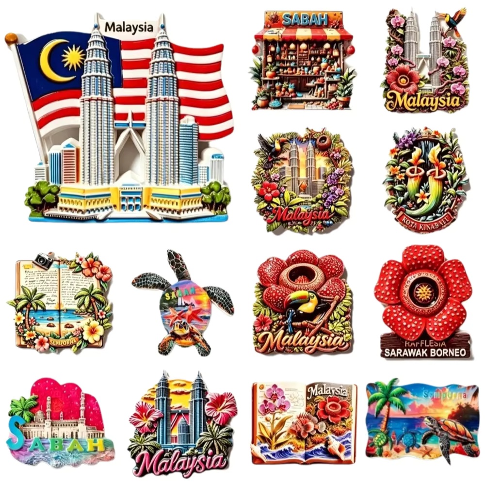 Malaysia Touristen-Souvenir 3D – Home Decor Malaysia Bewertung und Preis