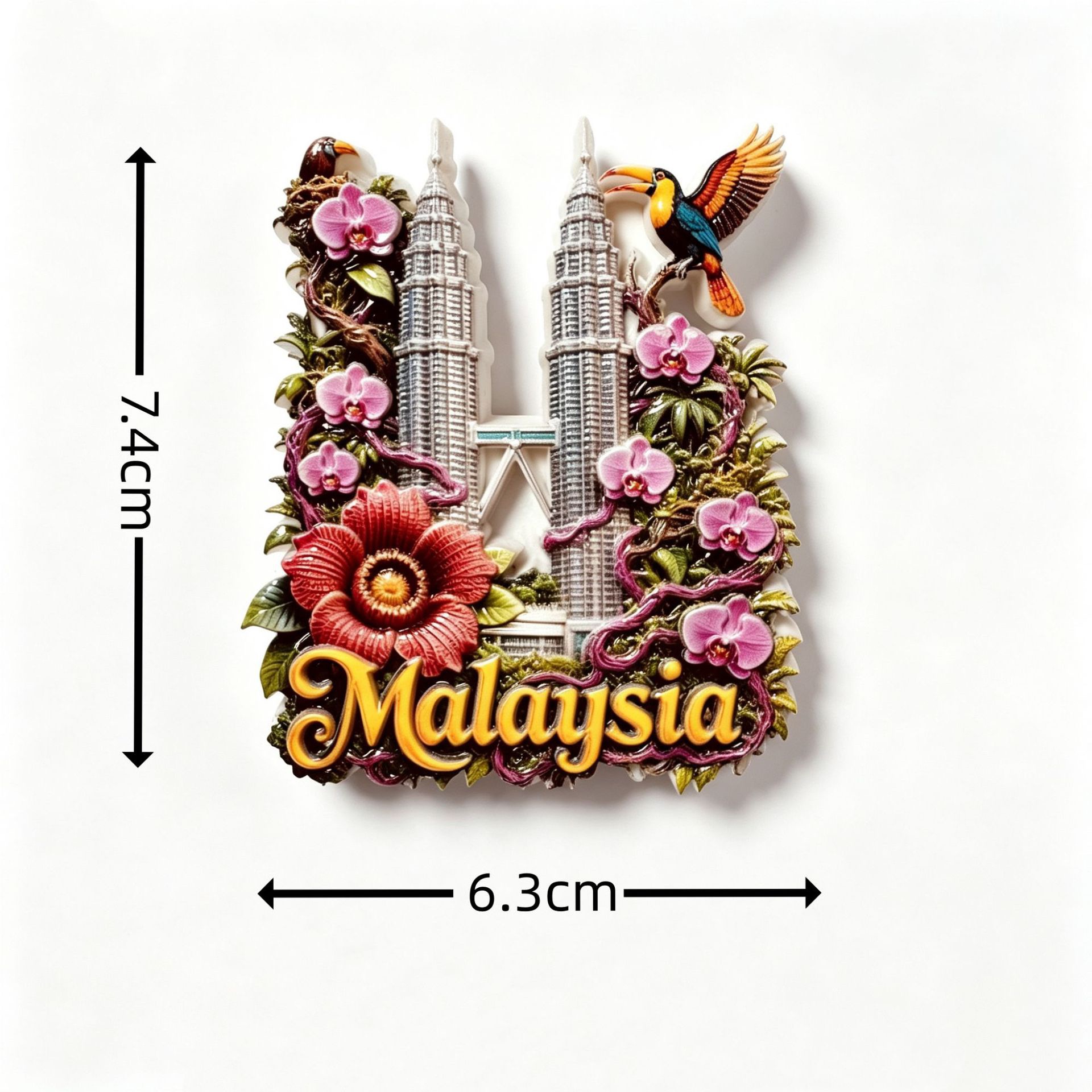 Malaysia Touristen-Souvenir 3D – Home Decor Malaysia Bewertung und Preis