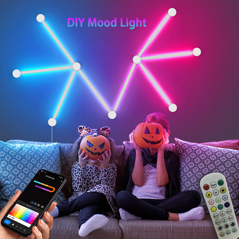 Intelligente RGB-Wandleuchte,  – Home Decor Tv Bewertung und Preis