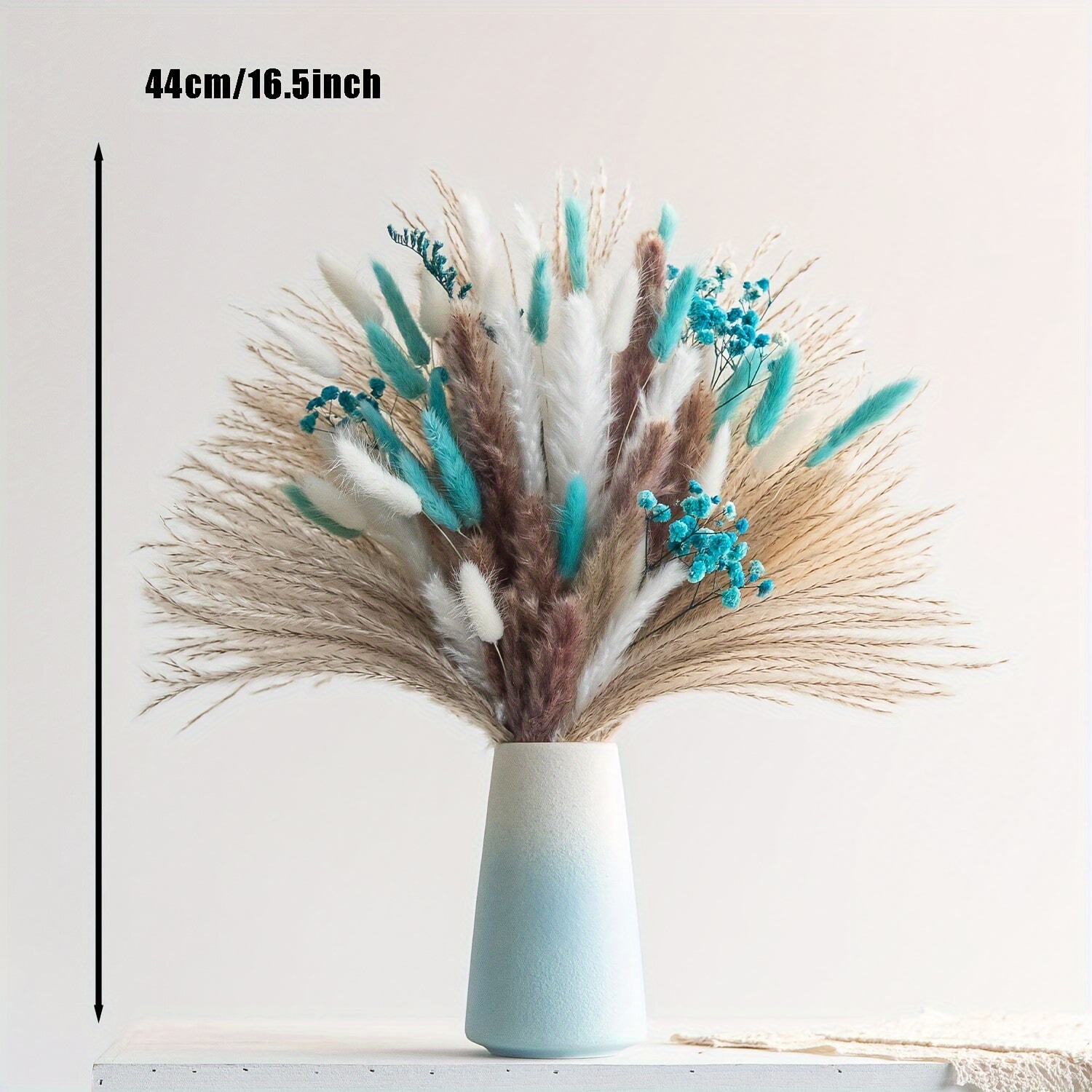 Tiffany-Blauer Trockenblumenst – Pampas Grass Decor Bewertung und Preis