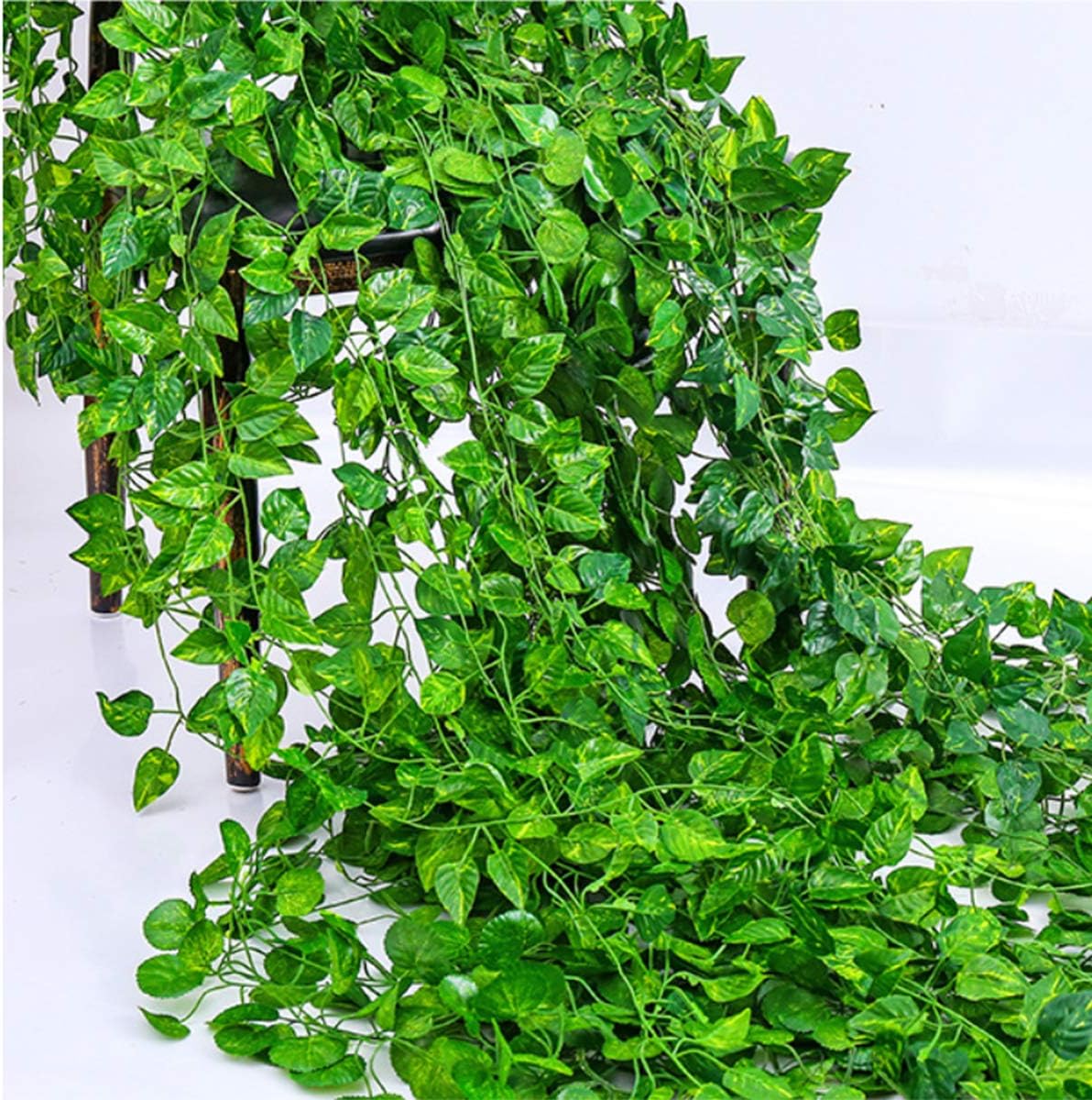 100/2 m künstliche grüne Efeu- – Rattan Plant Basket Bewertung und Preis