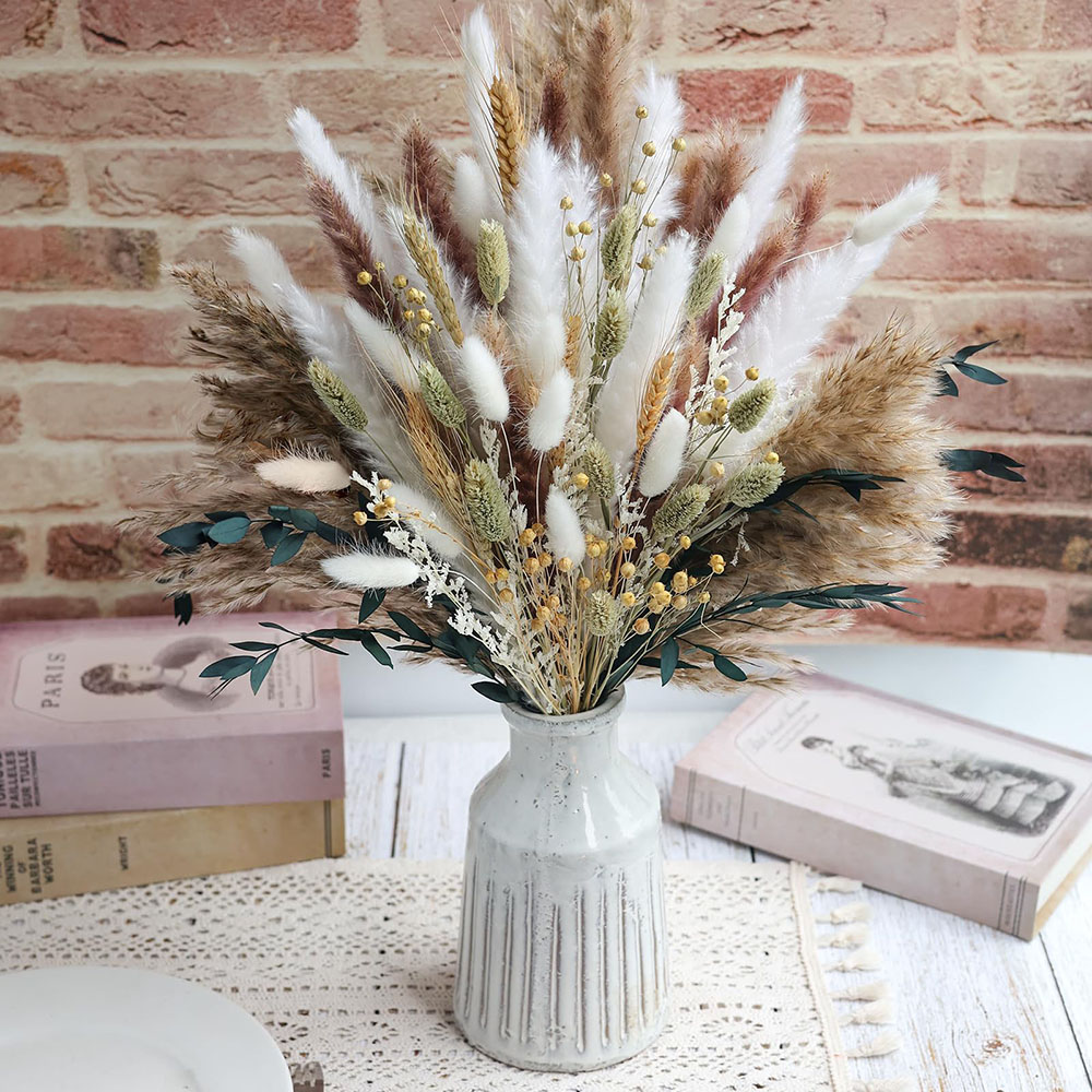 100 Stück getrockneter Pampasg – Pampas Grass Decor Bewertung und Preis