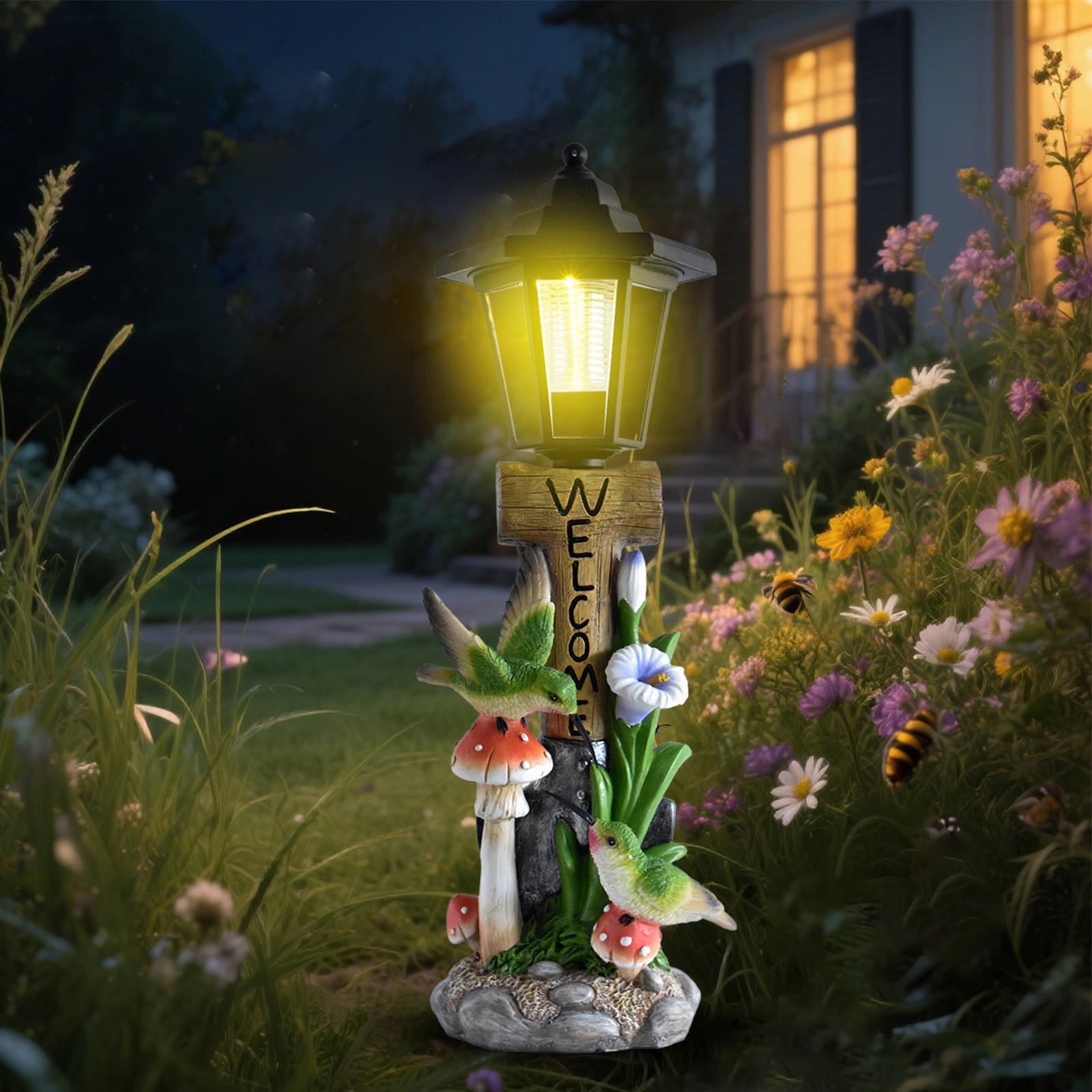 Solar-Gartenleuchten, Statue,  – Home Decor Garden Bewertung und Preis
