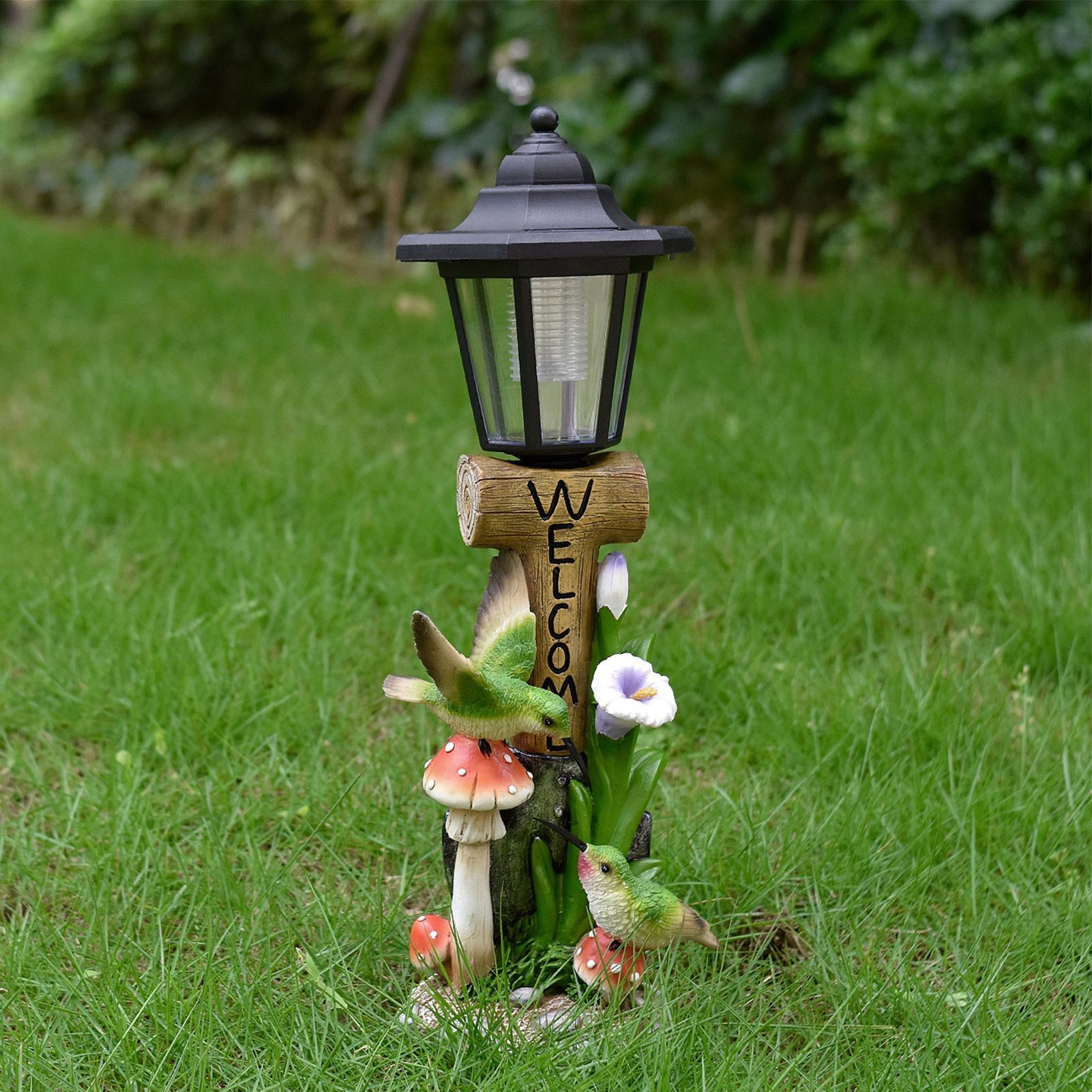 Solar-Gartenleuchten, Statue,  – Home Decor Garden Bewertung und Preis
