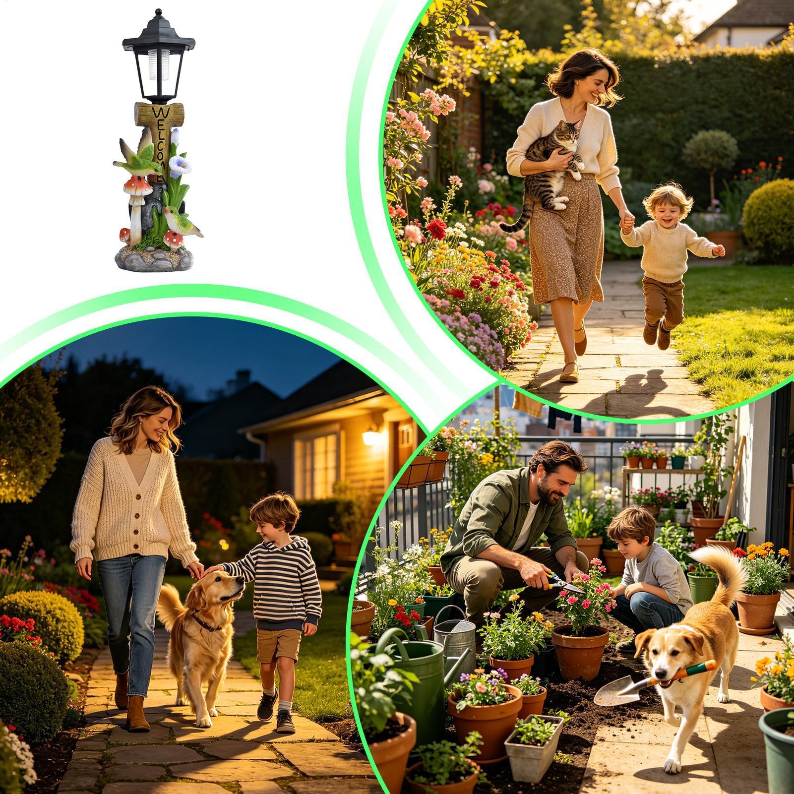Solar-Gartenleuchten, Statue,  – Home Decor Garden Bewertung und Preis