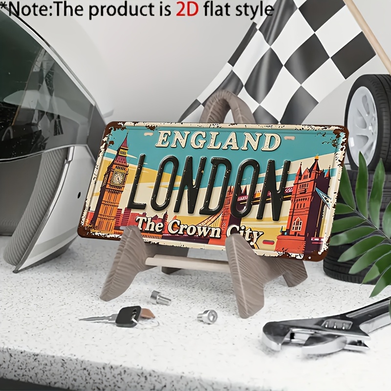 Vintage London Metall-Nummerns – Home Decor London Bewertung und Preis