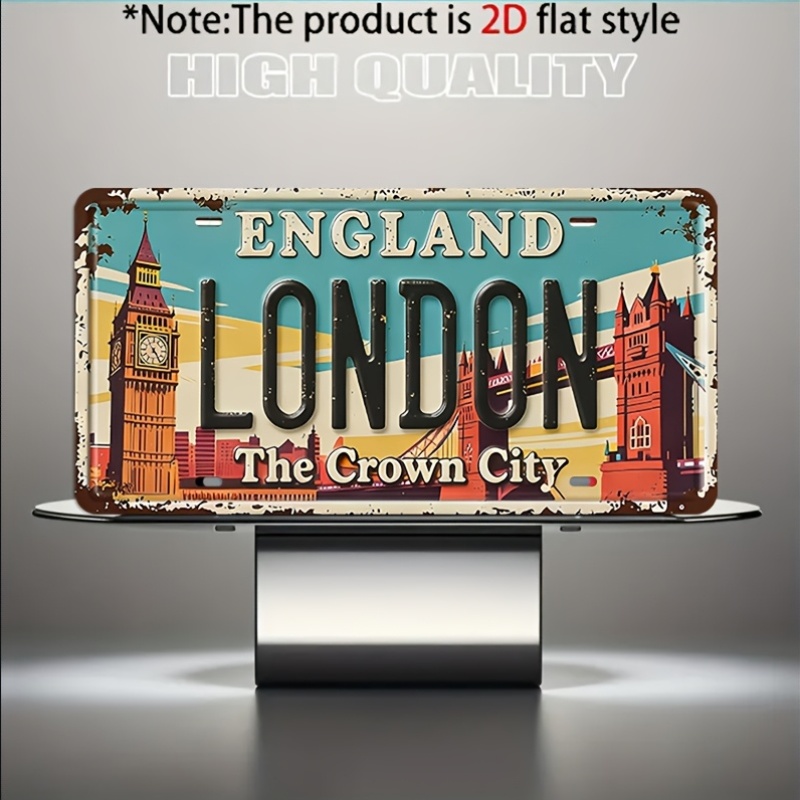 Vintage London Metall-Nummerns – Home Decor London Bewertung und Preis