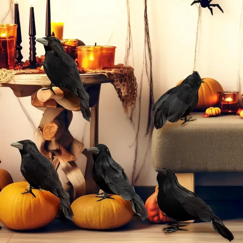 1 Stück Schwarze Krähe Hallowe – Home Decor Garden Bewertung und Preis
