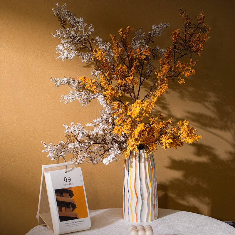 CAPIRON Bunte Streifen-Keramik – Pampas Grass Decor Bewertung und Preis