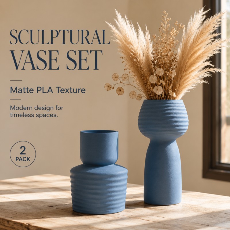 2er-Set grob strukturierte bla – Pampas Grass Decor Bewertung und Preis