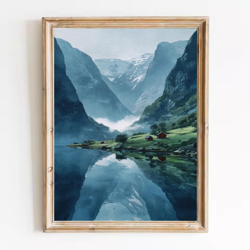 Aquarell-Weltreise-Landschafte – Home Decor Bali Bewertung und Preis
