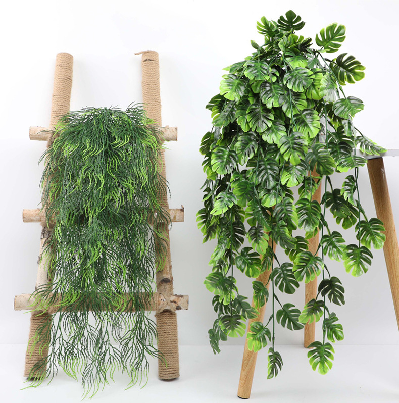 80 cm künstliche hängende Blum – Rattan Plant Basket Bewertung und Preis