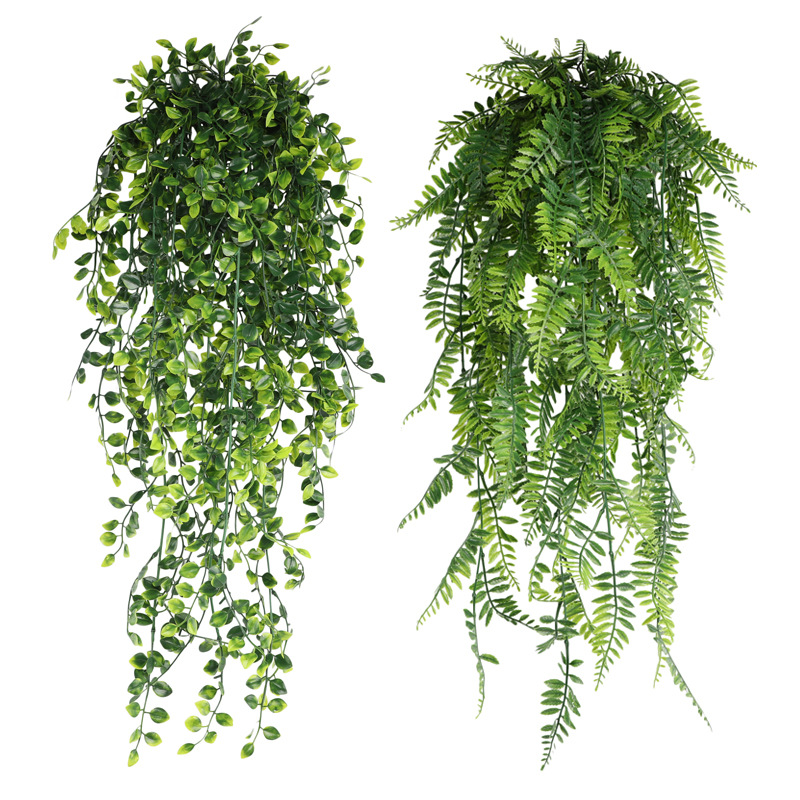 80 cm künstliche hängende Blum – Rattan Plant Basket Bewertung und Preis