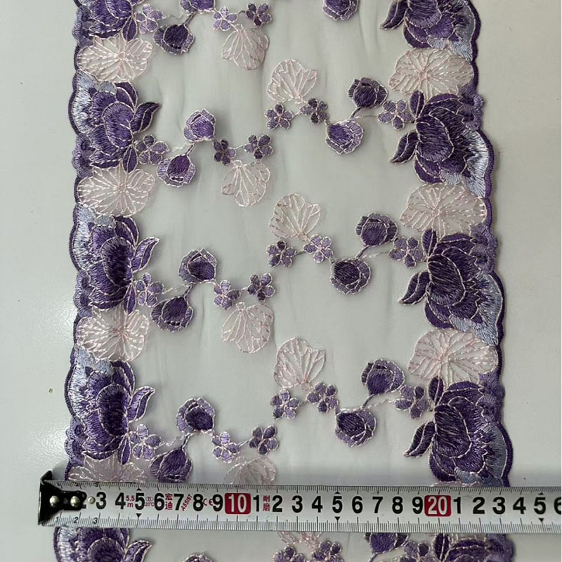 20 Yards Lila Netzspitze, best – Home Decor Malaysia Bewertung und Preis