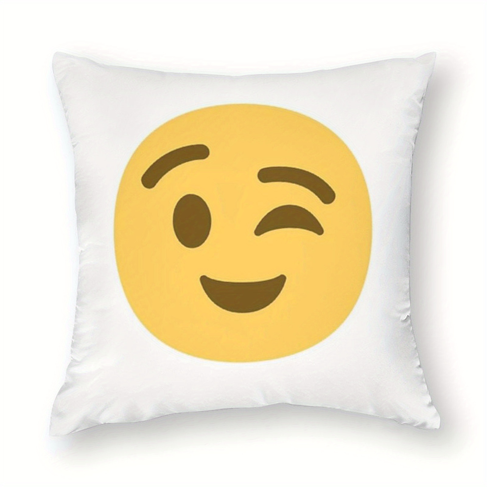 Niedlicher Zwickelnd-Emoji-Kis – Home Decor Emoji Bewertung und Preis