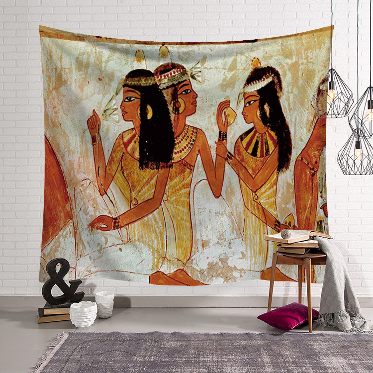 Gelber Wandteppich im Altägypt – Home Decor Egypt Bewertung und Preis