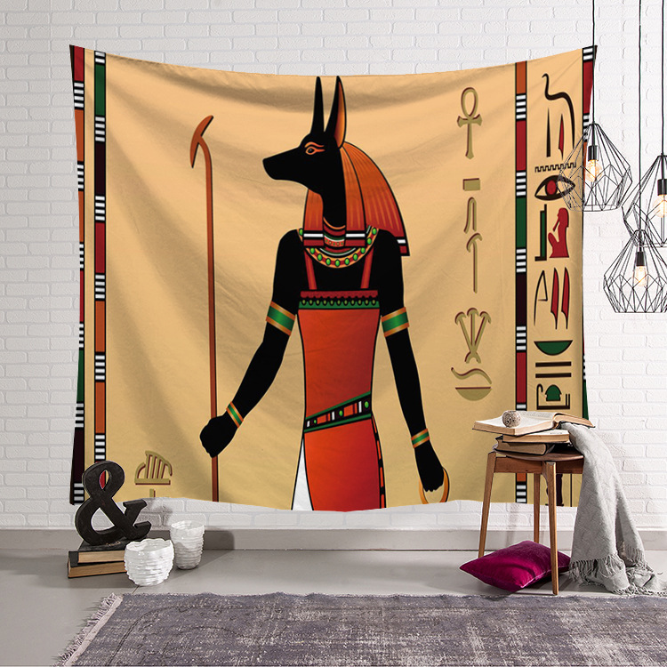 Gelber Wandteppich im Altägypt – Home Decor Egypt Bewertung und Preis