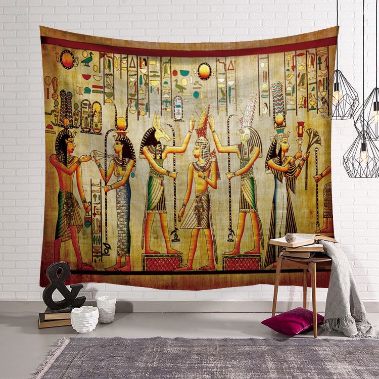 Gelber Wandteppich im Altägypt – Home Decor Egypt Bewertung und Preis