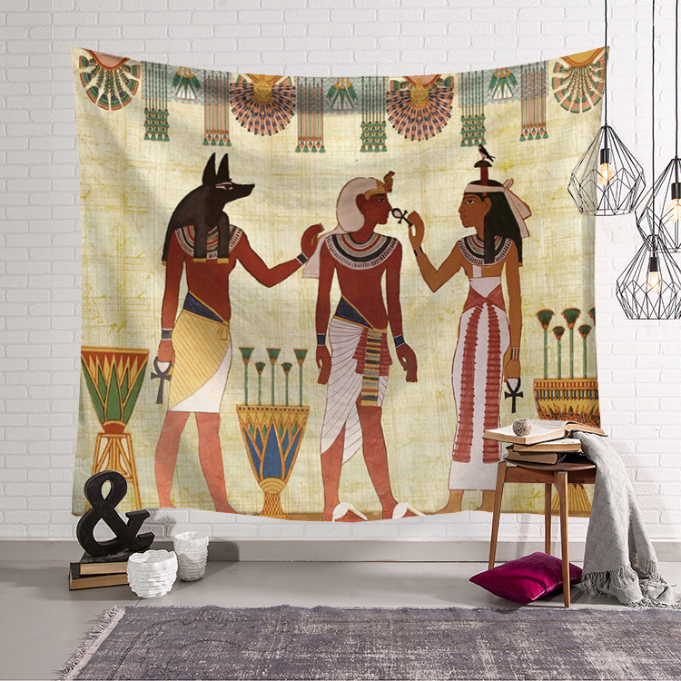 Gelber Wandteppich im Altägypt – Home Decor Egypt Bewertung und Preis