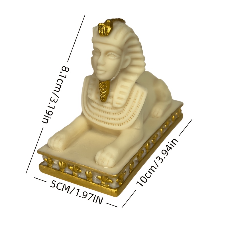 Elfenbeinweiße vergoldete ägyp – Home Decor Egypt Bewertung und Preis