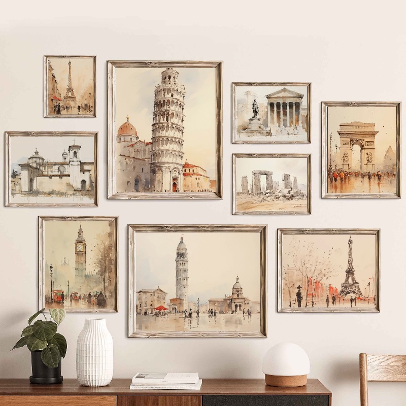 Europäischer Stadtbild-Leinwan – Home Decor London Bewertung und Preis